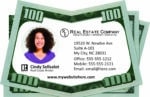 Money Drop Business Card for Real Estate Agents and Brokers