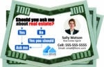 Real Estate Ideas -- Drop Cards for Real Estate Agents -- Ask Me About Real Estate